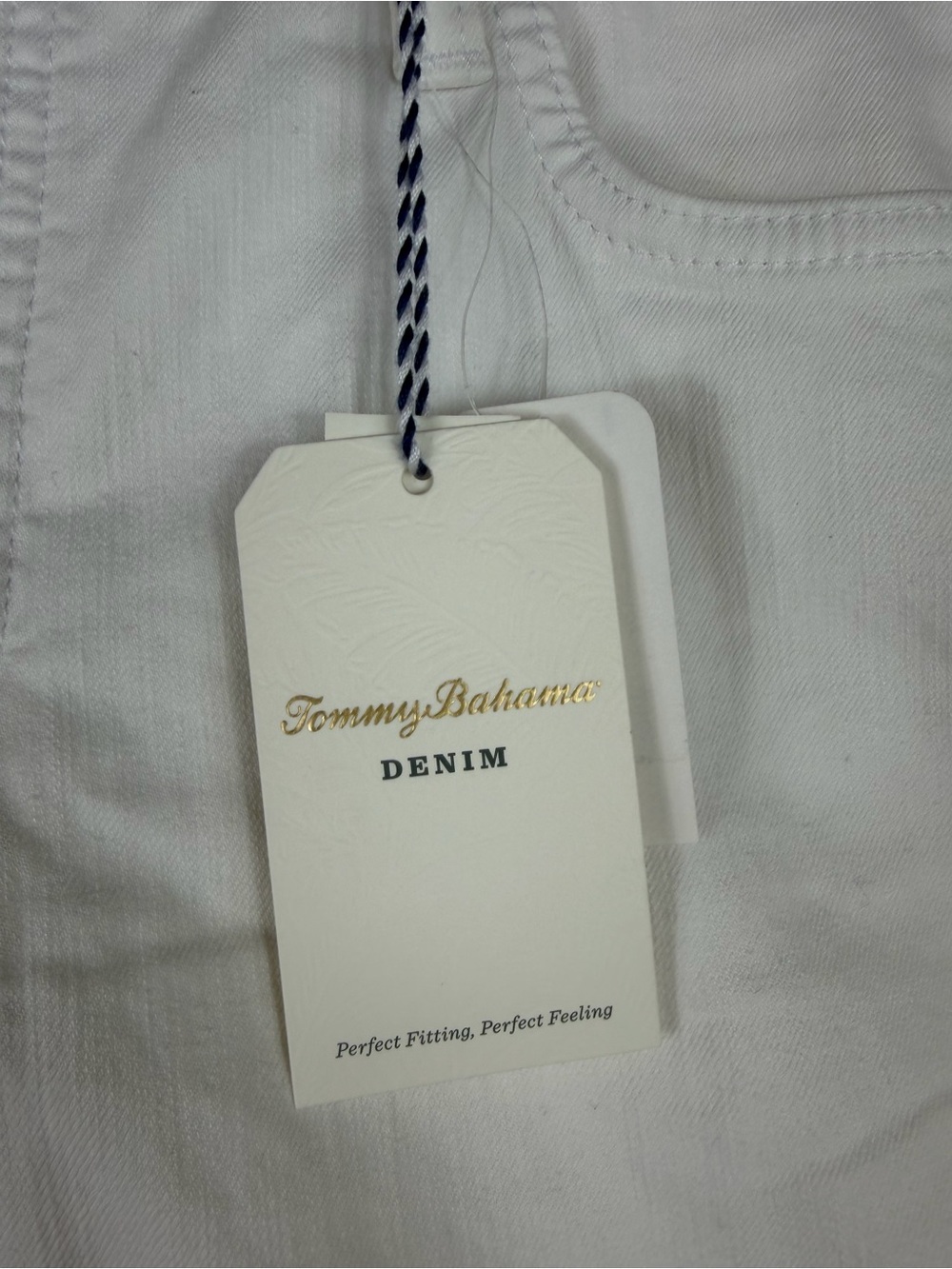 Tommy Bahama Ella Twill High Rise Ankle Jeans White Size 6/28 NWT Stretch Denim - Picture 14 of 16